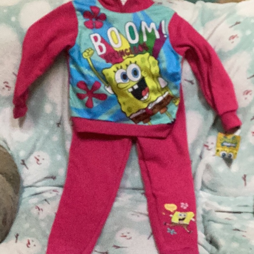 SpongeBob SquarePants Girls Hoodie & Legging Set